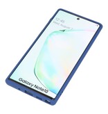 Combinación de colores Estuche rígido para Galaxy Note 10 Azul