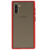 Combinazione di colori Custodia rigida per Galaxy Note 10 rosso