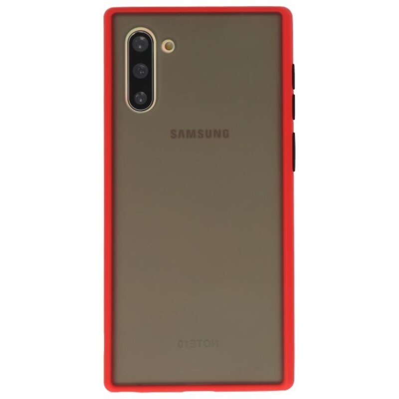 Kleurcombinatie Hard Case voor Galaxy Note 10 Rood