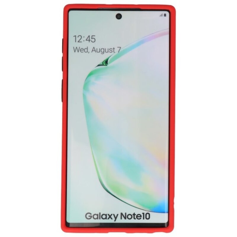 Combinazione di colori Custodia rigida per Galaxy Note 10 rosso