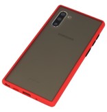 Combinazione di colori Custodia rigida per Galaxy Note 10 rosso