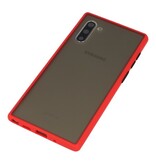 Combinazione di colori Custodia rigida per Galaxy Note 10 rosso