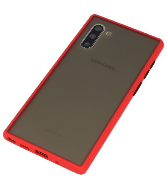 Farvekombination Hård taske til Galaxy Note 10 rød