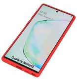 Combinazione di colori Custodia rigida per Galaxy Note 10 rosso