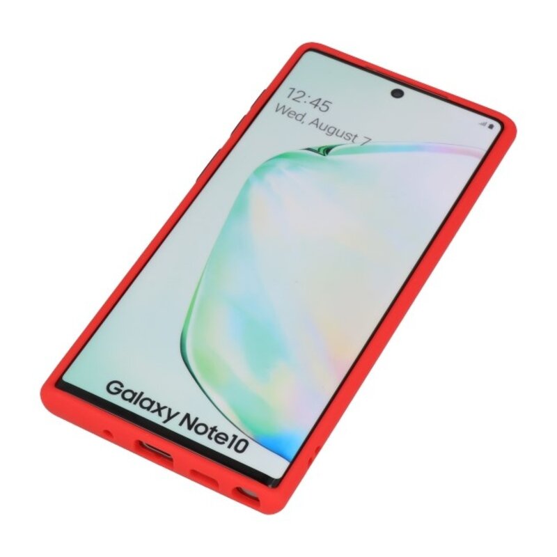 Kleurcombinatie Hard Case voor Galaxy Note 10 Rood