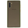 Combinazione di colori Custodia rigida per Galaxy Note 10 verde