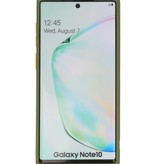 Color combination Hard Case for Galaxy Note 10 Green