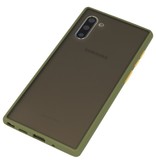 Combinazione di colori Custodia rigida per Galaxy Note 10 verde