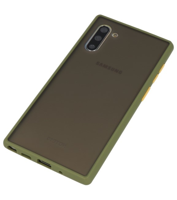 Farvekombination Hård taske til Galaxy Note 10 Green
