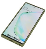 Color combination Hard Case for Galaxy Note 10 Green