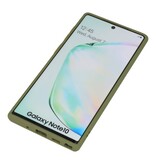Kleurcombinatie Hard Case voor Galaxy Note 10 Groen