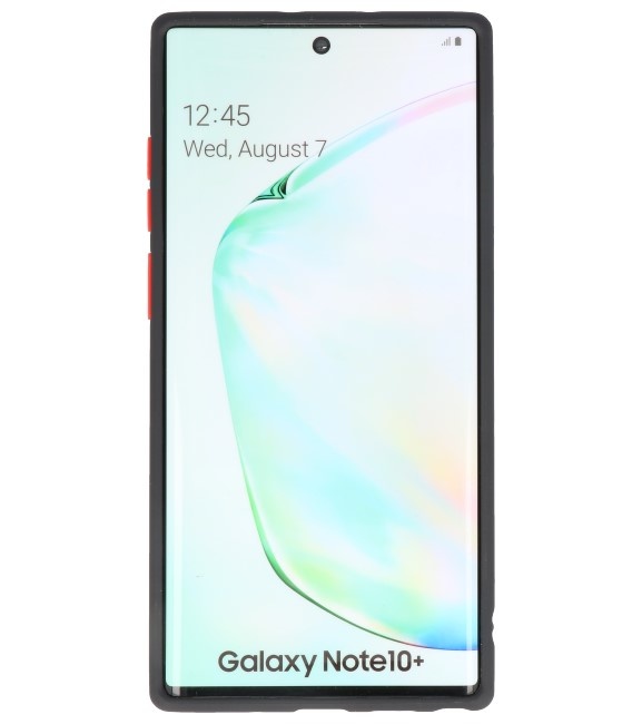 Farbkombination Hard Case für Galaxy Note 10 Plus Schwarz
