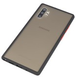 Combinación de colores Estuche rígido para Galaxy Note 10 Plus Negro