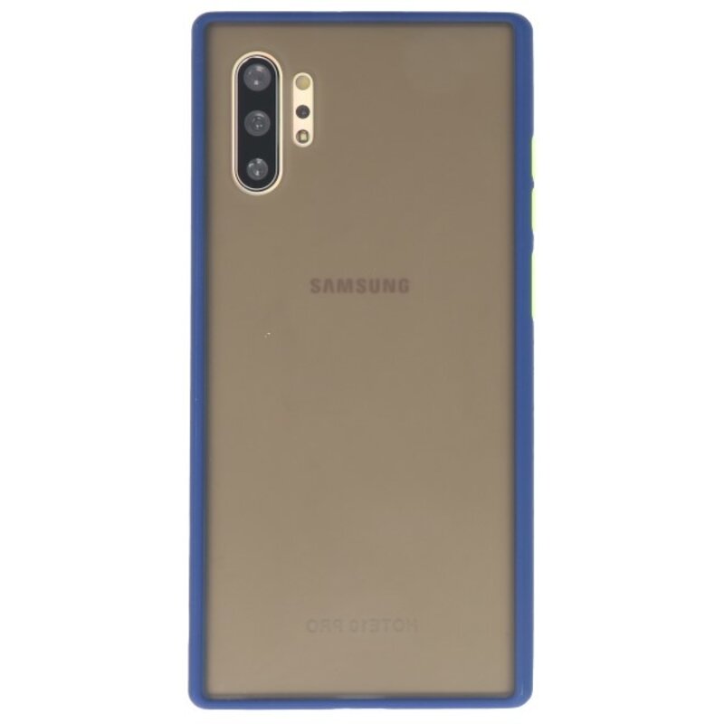 Combinazione di colori Custodia rigida per Galaxy Note 10 Plus blu