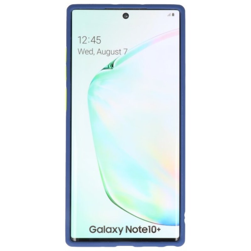 Combinazione di colori Custodia rigida per Galaxy Note 10 Plus blu