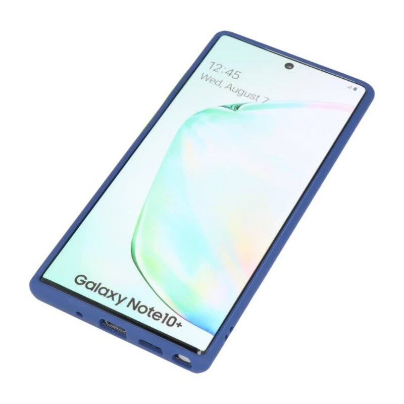 Combinazione di colori Custodia rigida per Galaxy Note 10 Plus blu