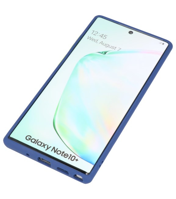 Color combination Hard Case for Galaxy Note 10 Plus Blue