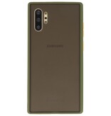 Combinazione di colori Custodia rigida per Galaxy Note 10 Plus verde