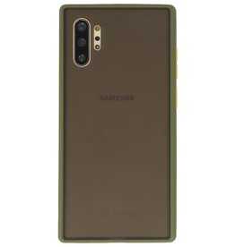 Color combination Hard Case for Galaxy Note 10 Plus Green