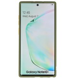 Combinazione di colori Custodia rigida per Galaxy Note 10 Plus verde