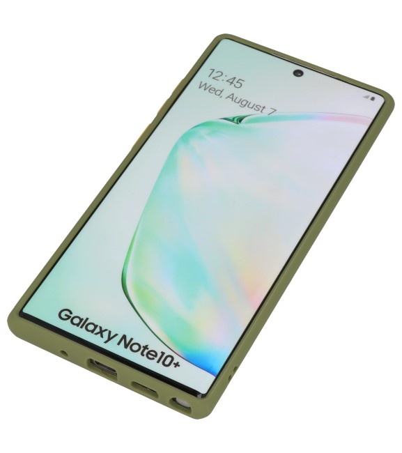 Color combination Hard Case for Galaxy Note 10 Plus Green