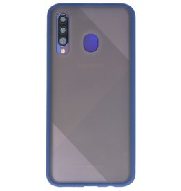 Combinación de colores Estuche rígido para Galaxy A50 Azul