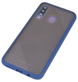 Combinación de colores Estuche rígido para Galaxy A50 Azul