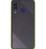 Color combination Hard Case for Galaxy A50 Green