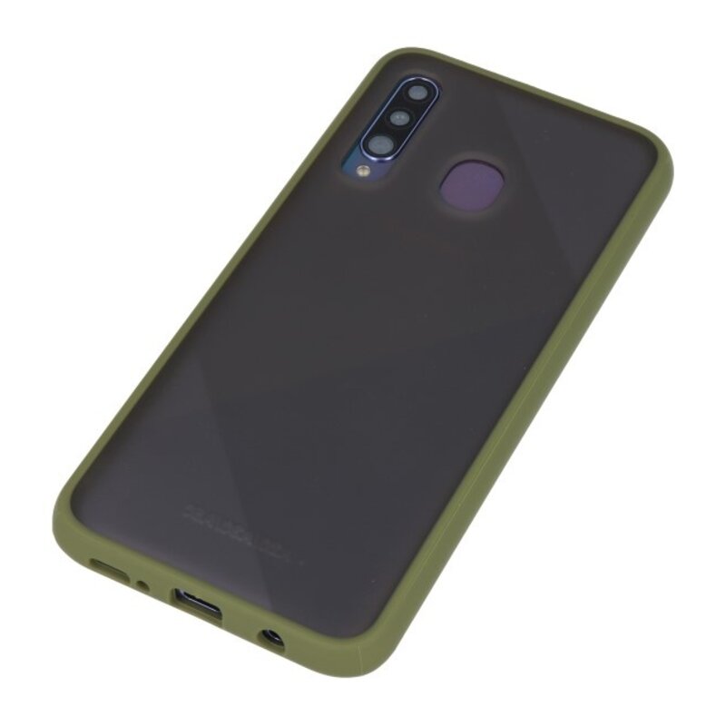 Combinazione di colori Custodia rigida per Galaxy A50 verde