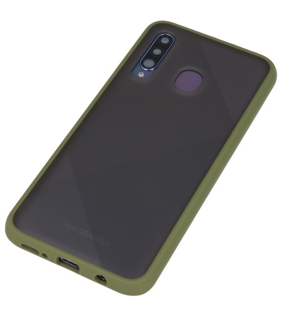 Color combination Hard Case for Galaxy A50 Green