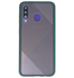 Combinazione di colori Custodia rigida per Galaxy A50 verde scuro