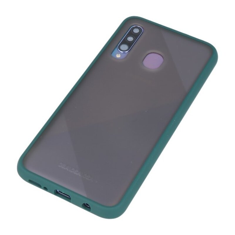 Combinación de colores Hard Case para Galaxy A50 Dark Green