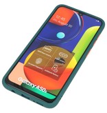 Combinazione di colori Custodia rigida per Galaxy A50 verde scuro