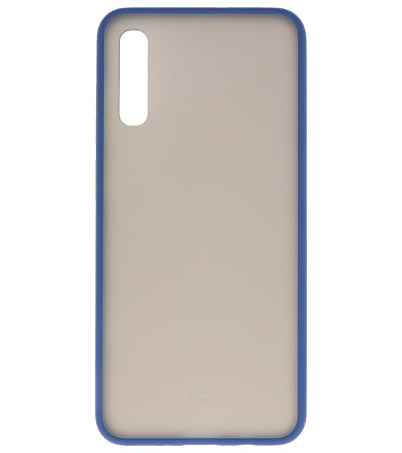 Combinación de colores Estuche rígido para Galaxy A70 Azul