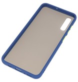 Combinación de colores Estuche rígido para Galaxy A70 Azul