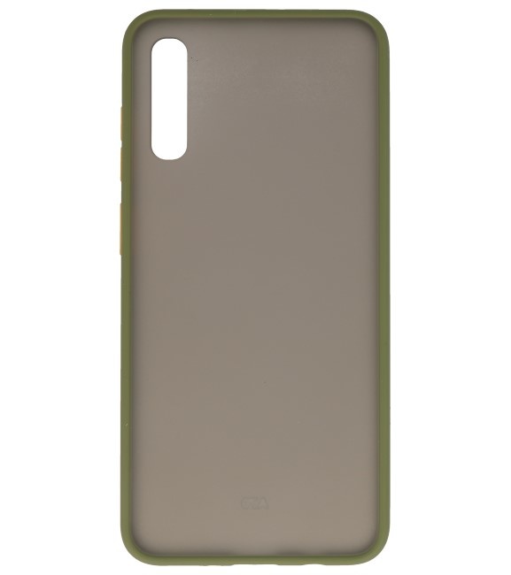 Color combination Hard Case for Galaxy A70 Green