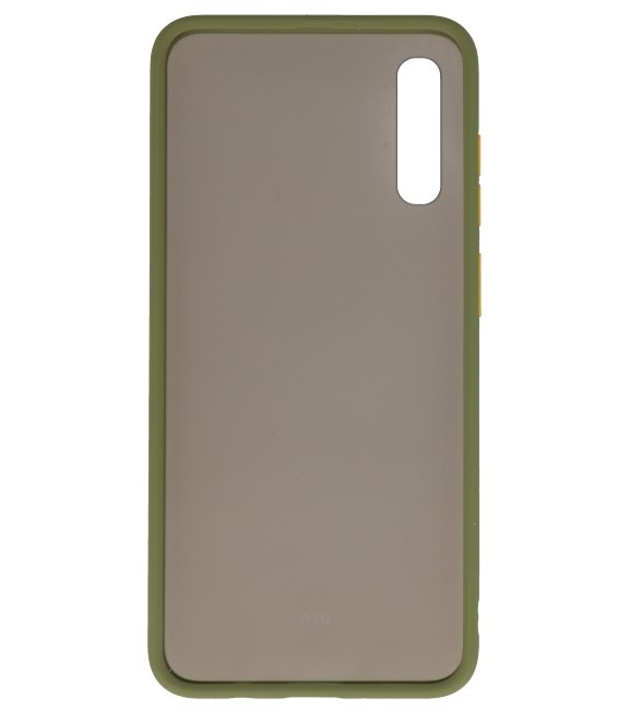 Kleurcombinatie Hard Case voor Galaxy A70 Groen