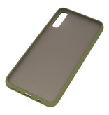 Farvekombination Hård etui til Galaxy A70 Green