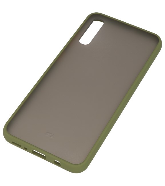 Color combination Hard Case for Galaxy A70 Green