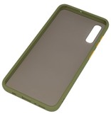 Color combination Hard Case for Galaxy A70 Green