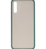 Combinazione di colori Custodia rigida per Galaxy A70 verde scuro