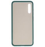 Color combination Hard Case for Galaxy A70 Dark Green