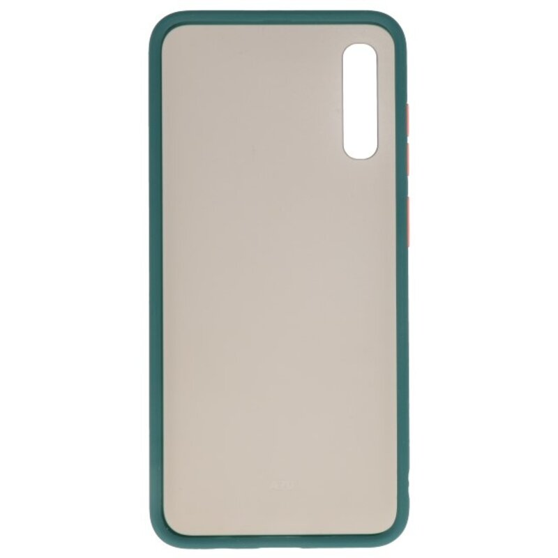 Color combination Hard Case for Galaxy A70 Dark Green