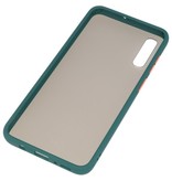 Kleurcombinatie Hard Case voor Galaxy A70 Donker Groen