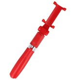 Bluetooth Selfie Tripod Stick (L01) Rød