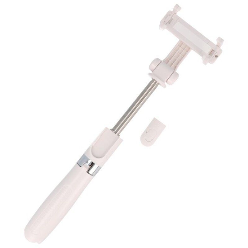 Perche trépied Bluetooth pour selfies (L01s) blanche