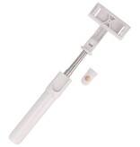 Perche trépied Bluetooth pour selfies (K10) blanche