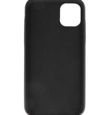 Coque en cuir TPU Design pour iPhone 11 Pro Noir