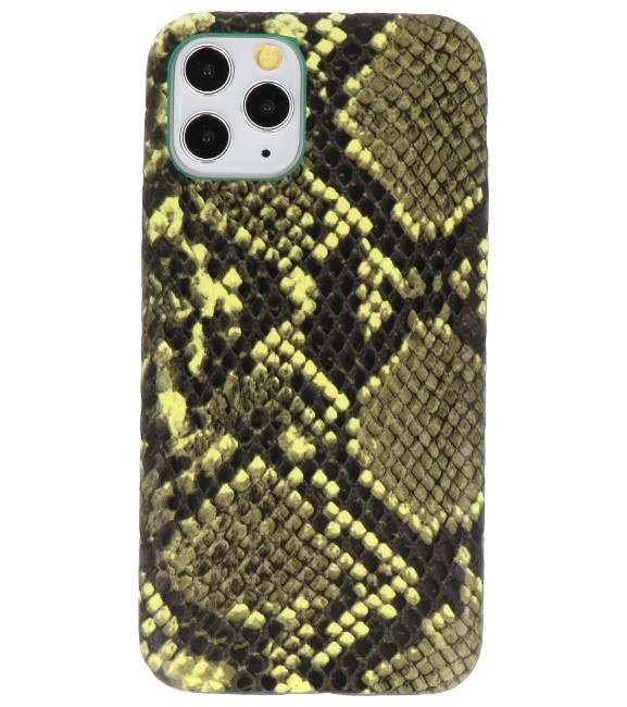 Custodia in TPU Snake Design per iPhone 11 Pro verde scuro