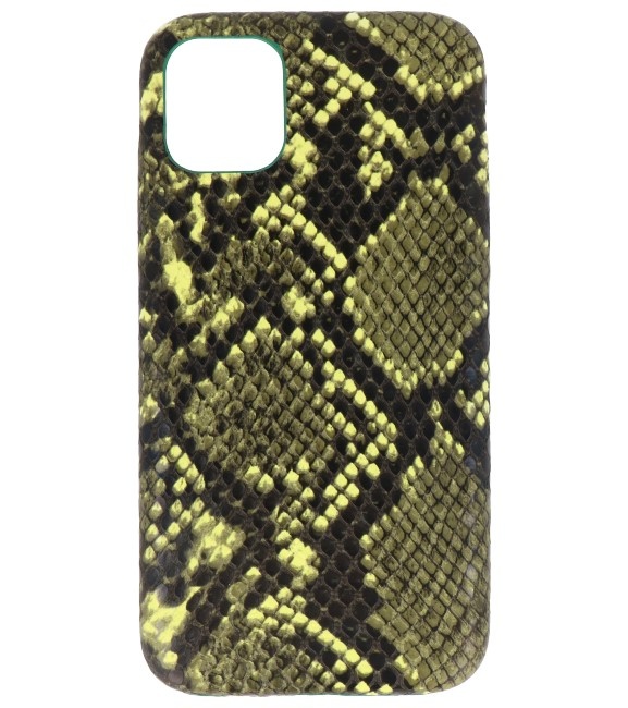 Custodia in TPU Snake Design per iPhone 11 Pro verde scuro